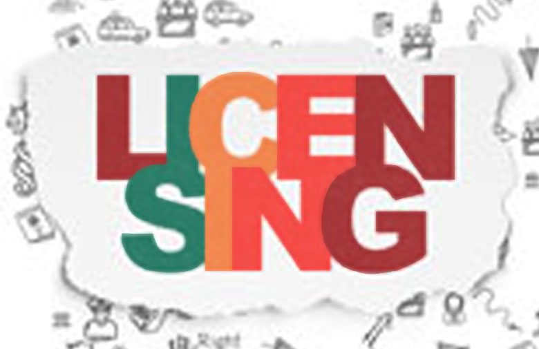 Image that Reads "Licensing"